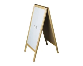 Доска штендер магнитно маркерная и для мела STAFF двусторонняя 54х109 images