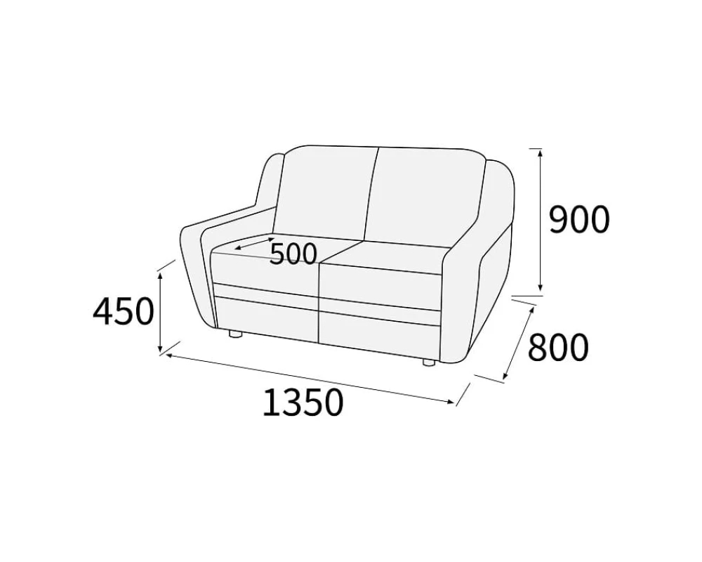 Диван 2-х местный Кронос