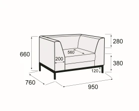Кресло Омега Стил images