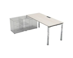 Стол рабочий прямолинейный три опоры, левый (1600*900*750) НСТЛ-П.994 GLOSS LINE images