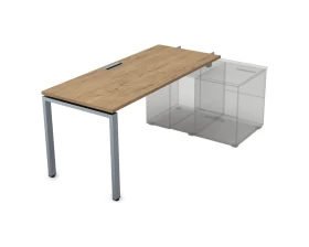 Стол рабочий прямолинейный для крепления на тумбу, начальный (1600*700*750) СПН-П.974 GLOSS images