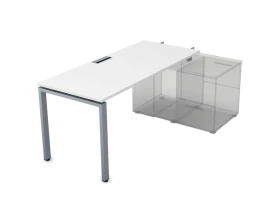 Стол рабочий прямолинейный для крепления на тумбу, начальный (1600*700*750) СПН-П.974 GLOSS images