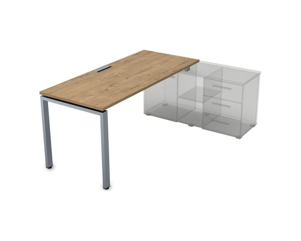 Стол рабочий прямолинейный для крепления на тумбу (2000*900*750) СП-П.996 GLOSS