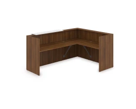 Комплект Ресепшн с фартуком ЛДСП (2344*1777*1161) (с подсветкой) 1КР-ДС.102.1 ЛАУНЖ / LOUNGE images