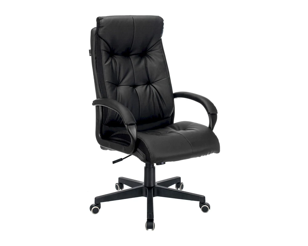 Кресло Бюрократ CH-824 Экокожа, Черный