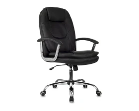 Кресло Бюрократ CH-868SL Экокожа, Черный images