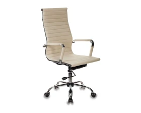 Кресло Бюрократ CH-883 Экокожа, Слоновая кость images