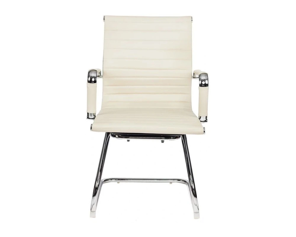 Кресло Бюрократ CH-883-LOW-V Экокожа, Слоновая кость