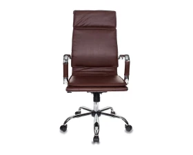 Кресло Бюрократ CH-993 Экокожа, Коричневый images