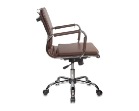 Кресло Бюрократ CH-993-LOW Экокожа, Коричневый images