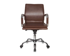 Кресло Бюрократ CH-993-LOW Экокожа, Коричневый images