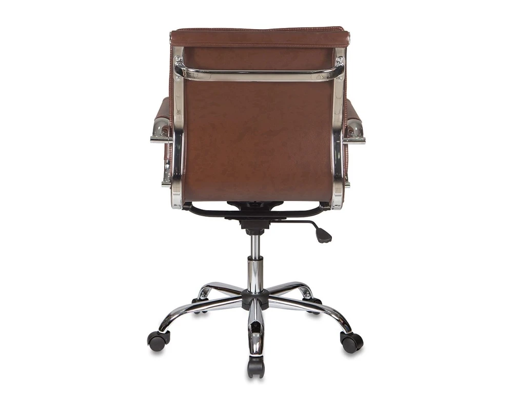 Кресло Бюрократ CH-993-LOW Экокожа, Коричневый