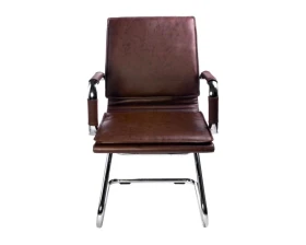 Кресло Бюрократ CH-993-LOW-V Экокожа, Коричневый images