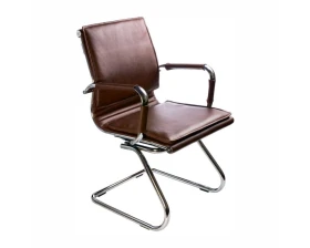 Кресло Бюрократ CH-993-LOW-V Экокожа, Коричневый images