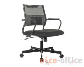 Кресло Бюрократ CH Баланс Лоу / Balance-Low Сетка/ Ткань, Черный images