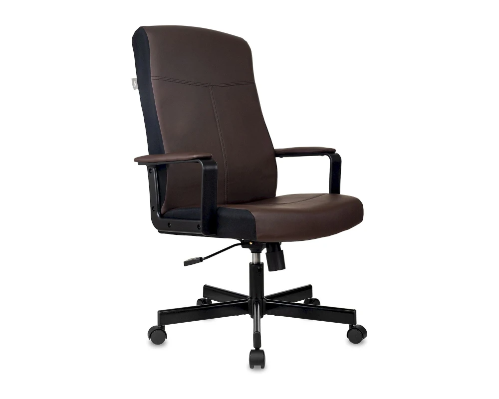 Кресло Бюрократ ДОМИНУС / DOMINUS Экокожа, Коричневый