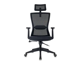 Кресло Бюрократ MC-811S-H Сетка/ Ткань, Черный images