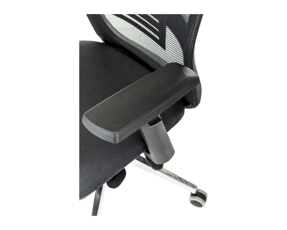 Кресло Бюрократ MC-915 Сетка/ Ткань, Черный