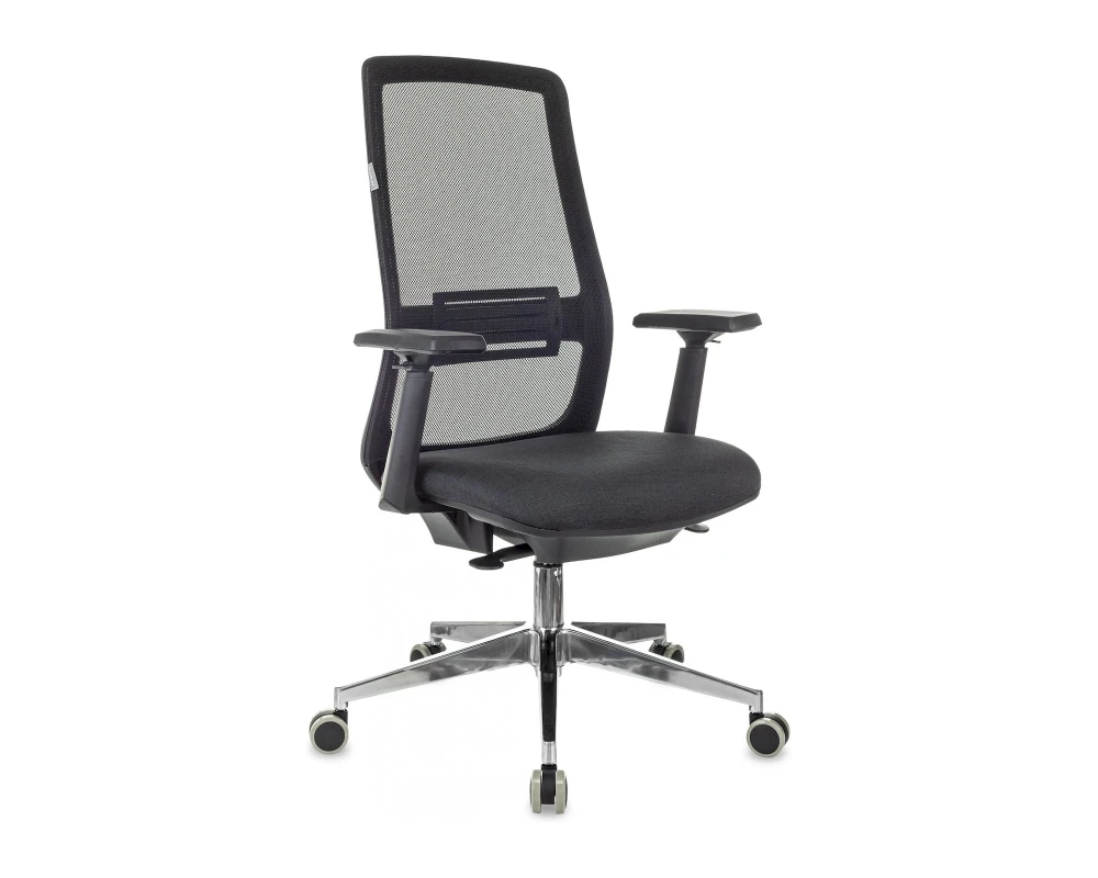 Кресло Бюрократ MC-915 Сетка/ Ткань, Черный