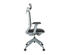 Кресло Бюрократ MC-G611NL-H Сетка/ Ткань, Черный images