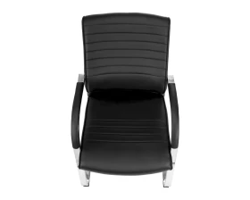 Кресло Бюрократ T-8010-LOW-V Экокожа, Черный images