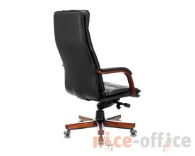 Кресло Бюрократ T-9927WALNUT Натуральная кожа, Черный images
