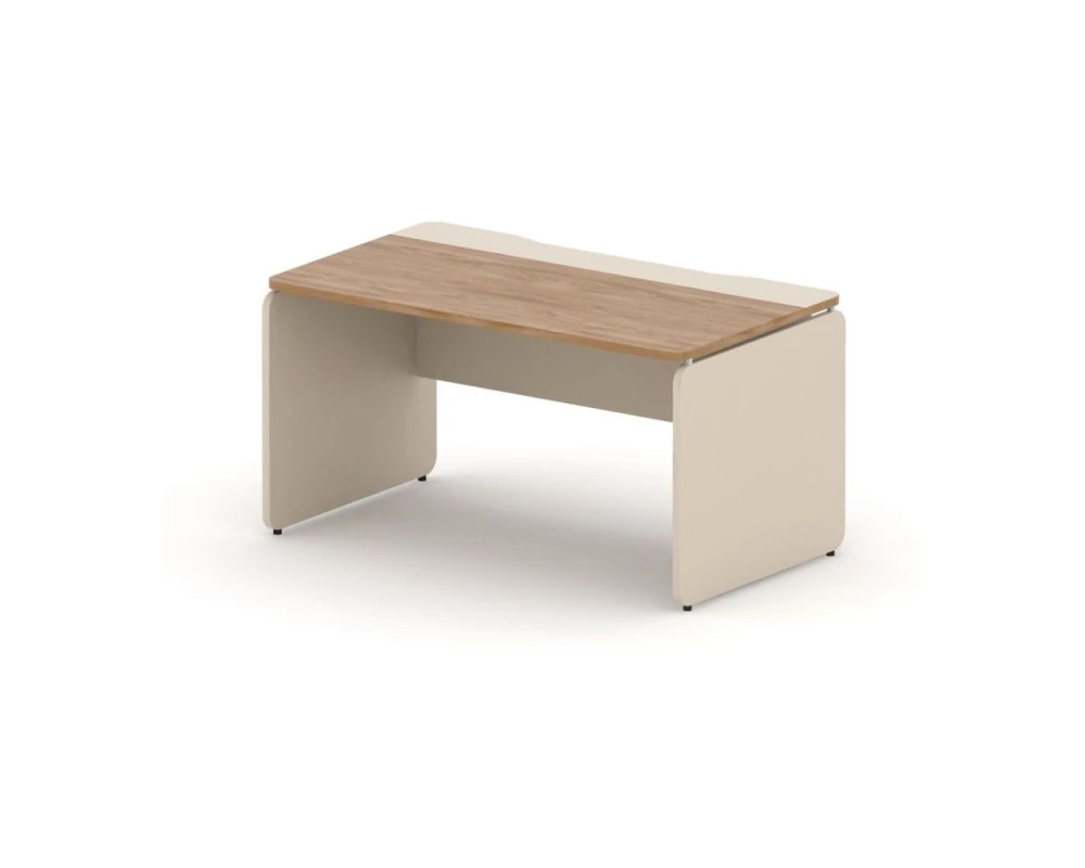 Стол прямой ДСП с вырезным кабель-каналом 140х80х73,5 Accord