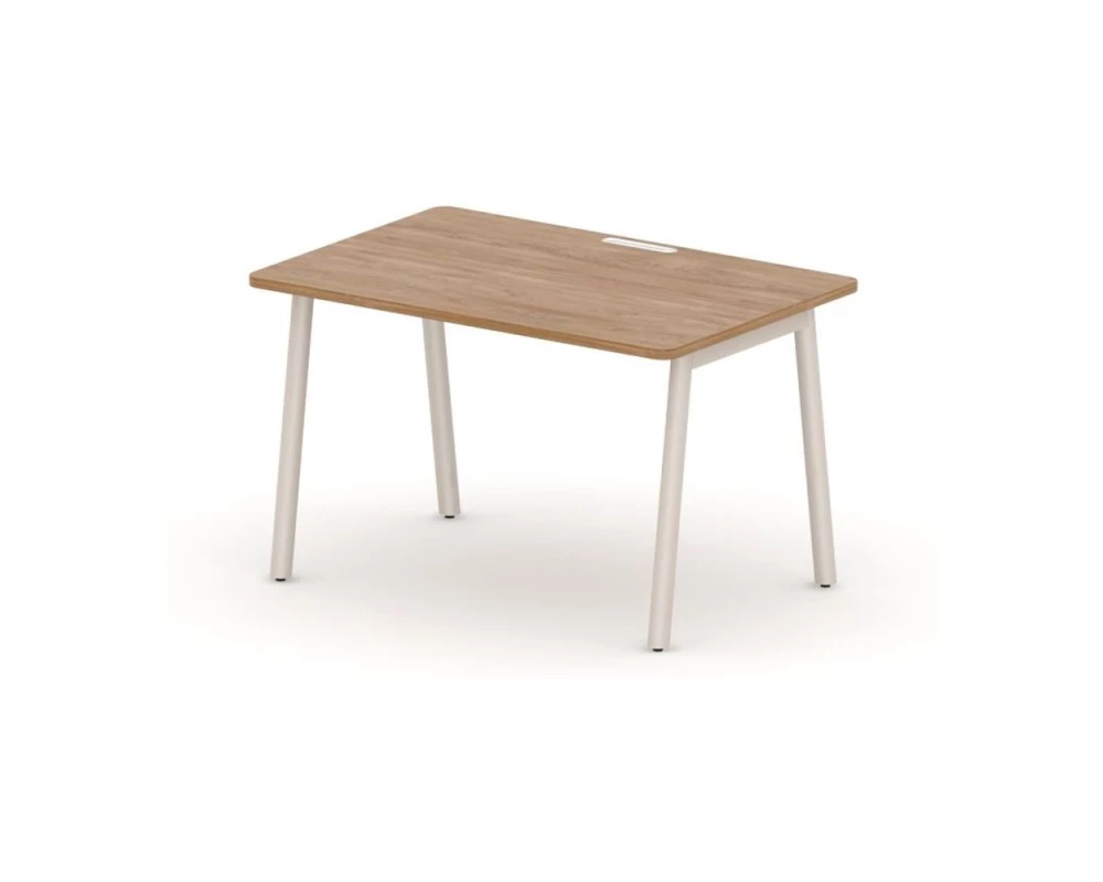 Стол прямой на металлокаркасе с кабель-каналом 120х80х73,5 Accord