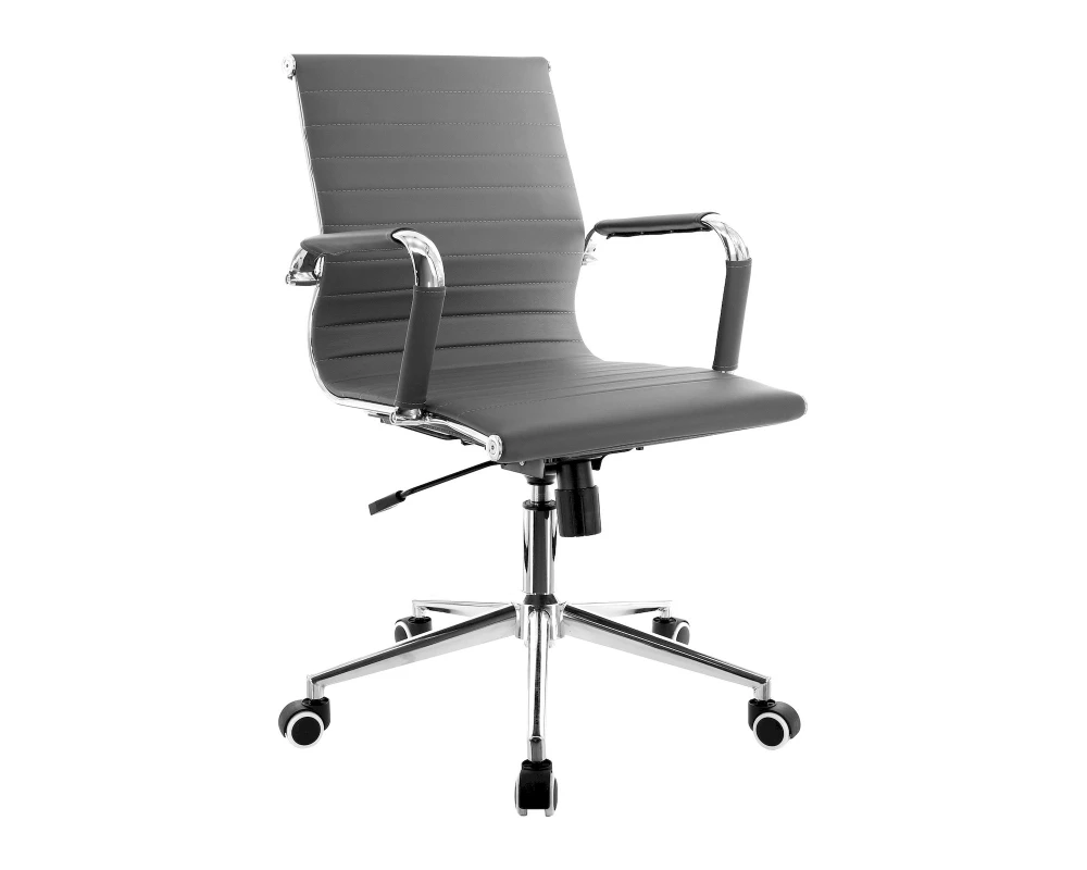 Кресло Everprof Лео Т / Leo T Экокожа, Серый