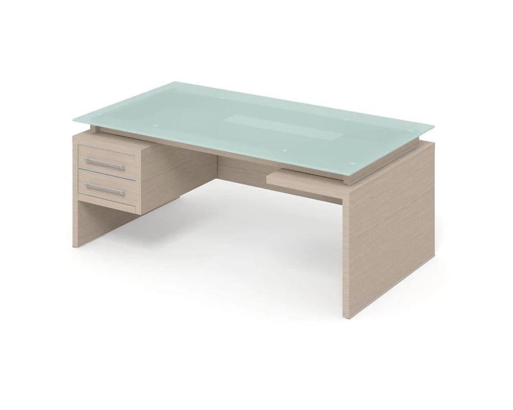 Стол руководителя ПК-ДПК-СТ200Х100СМ/ПТ-В8 Дипломат