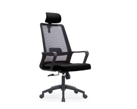 Кресло VIKING-91 MAS-A817 Сетка/Ткань, Черный images