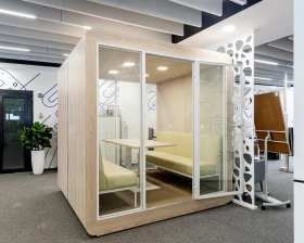 Акустическая кабина LWOP SIX-SEATER (задняя стенка стекло) images