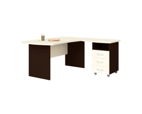 Рабочее место с тумбой правое 160x160x74 Berlin images