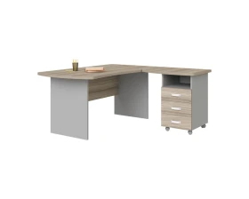 Рабочее место с тумбой правое 160x160x74 Berlin images