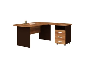 Рабочее место с тумбой правое 160x160x74 Berlin images