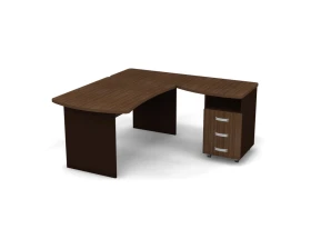 Рабочее место с тумбой правое 160x160x74 Berlin images