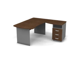 Рабочее место с тумбой правое 160x160x74 Berlin images
