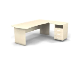 Рабочее место с тумбой правое 200x160x74 Berlin images