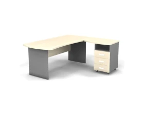 Рабочее место с тумбой правое 180x160x74 Berlin images