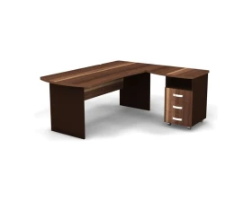 Рабочее место с тумбой правое 180x160x74 Berlin images