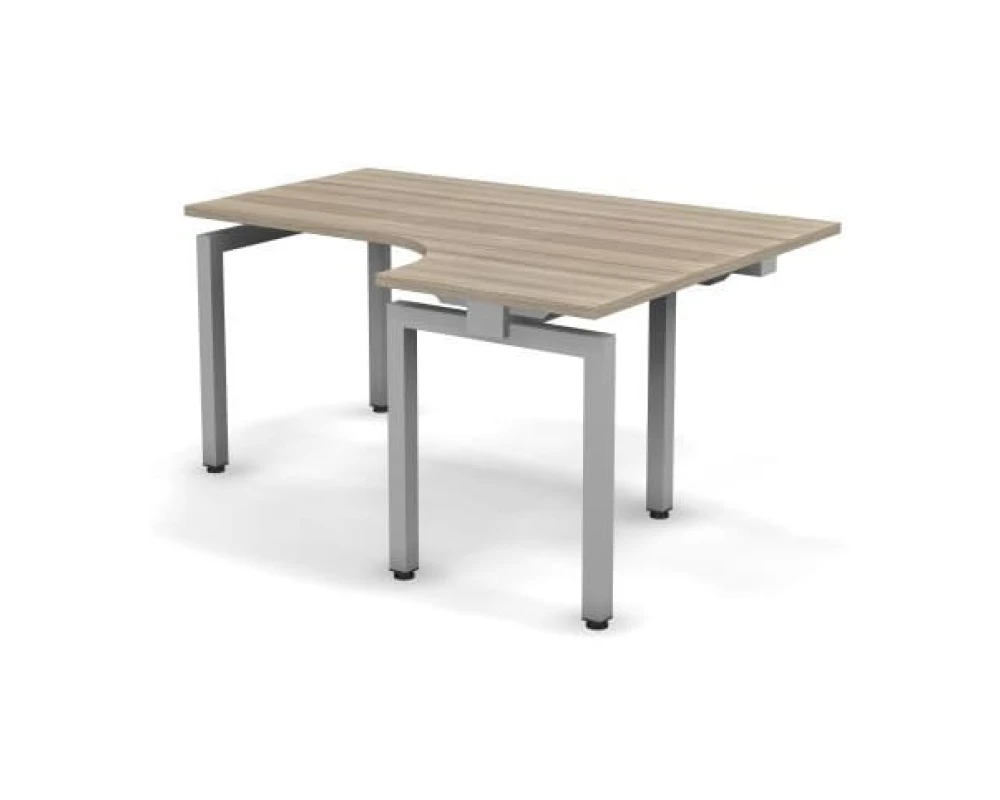 Стол эргономичный металлический правый 158x60x74,3 С16x08x06x12П Europe