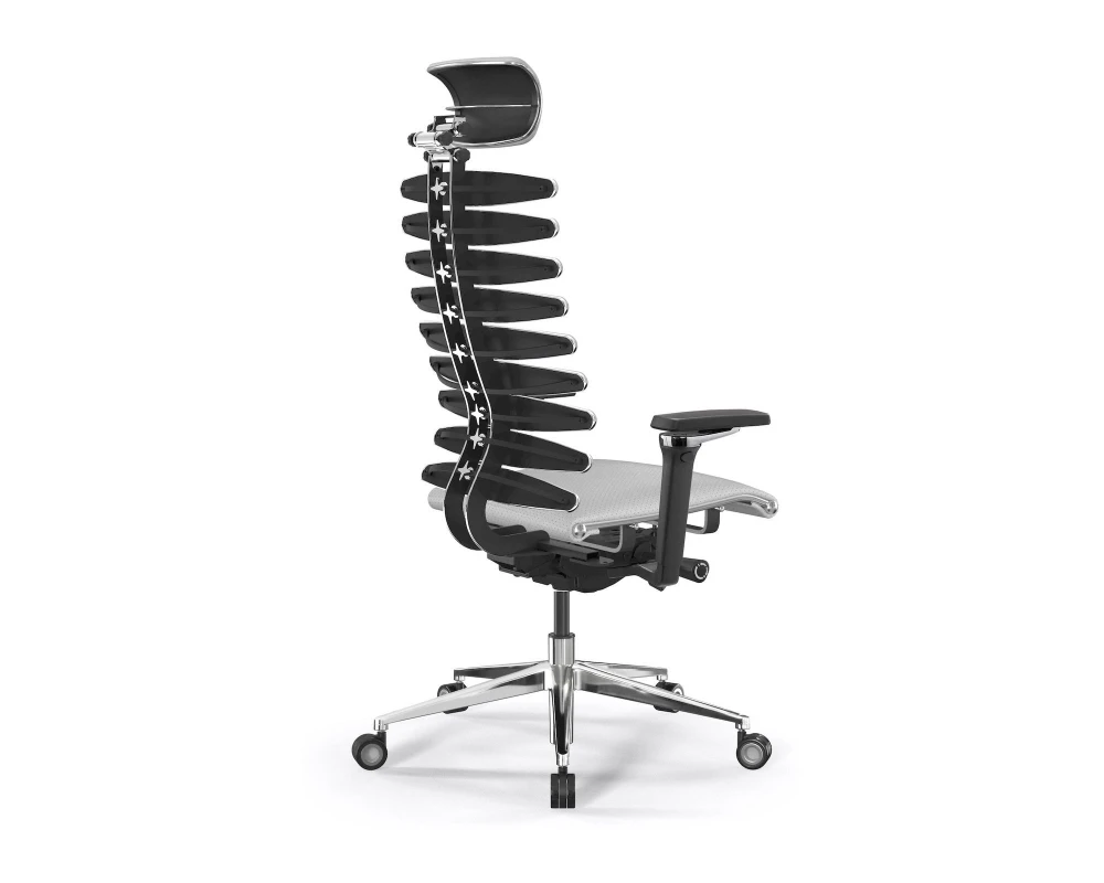 Кресло EQ L2-47D M26.B35.G25.W04 Экокожа, Белый