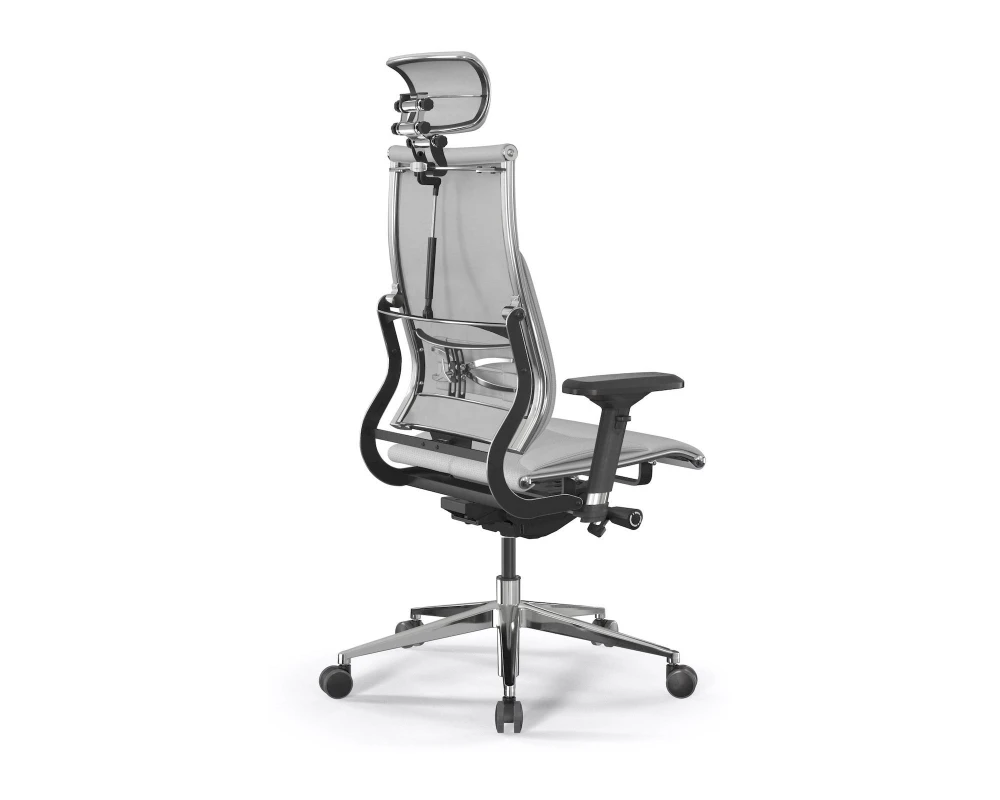 Кресло METTA M B2-10D M26.B32.G25.W03 Экокожа, Белый