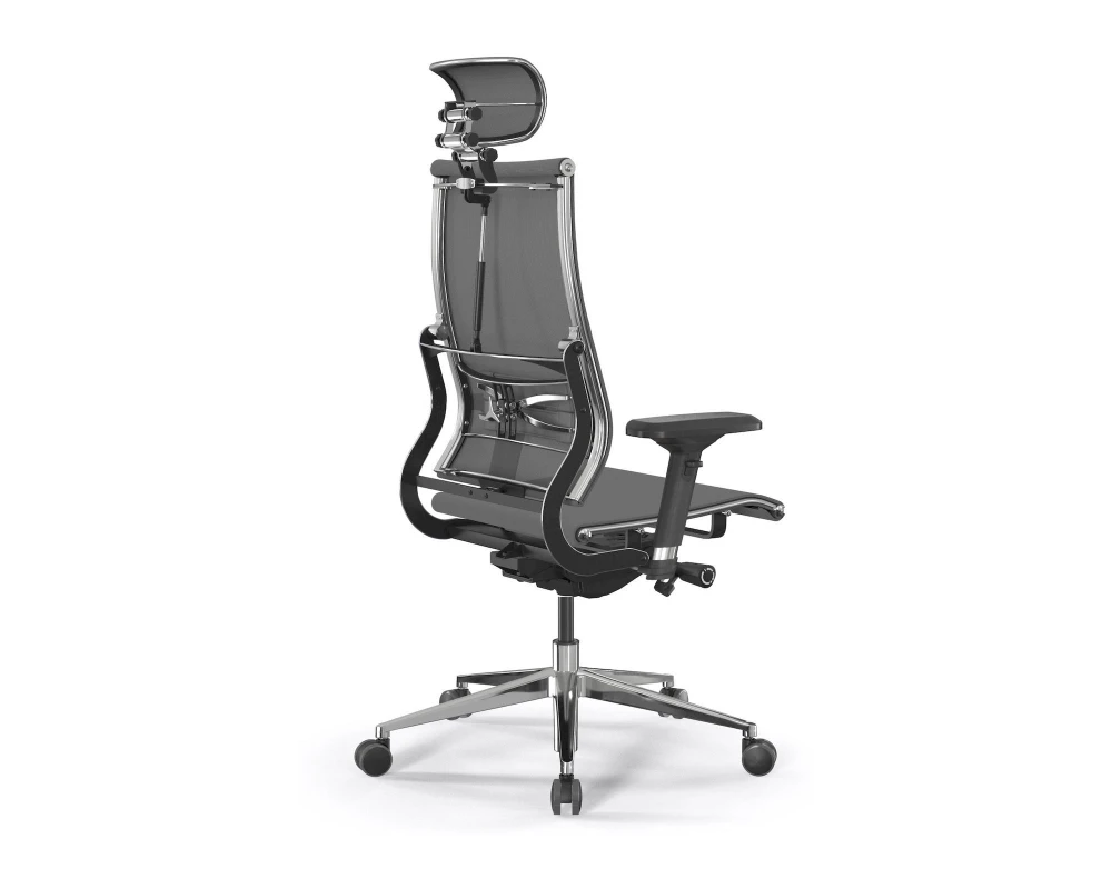 Кресло METTA M B2-5D M26.B32.G25.W03 Сетка, Серый/Темно-серый