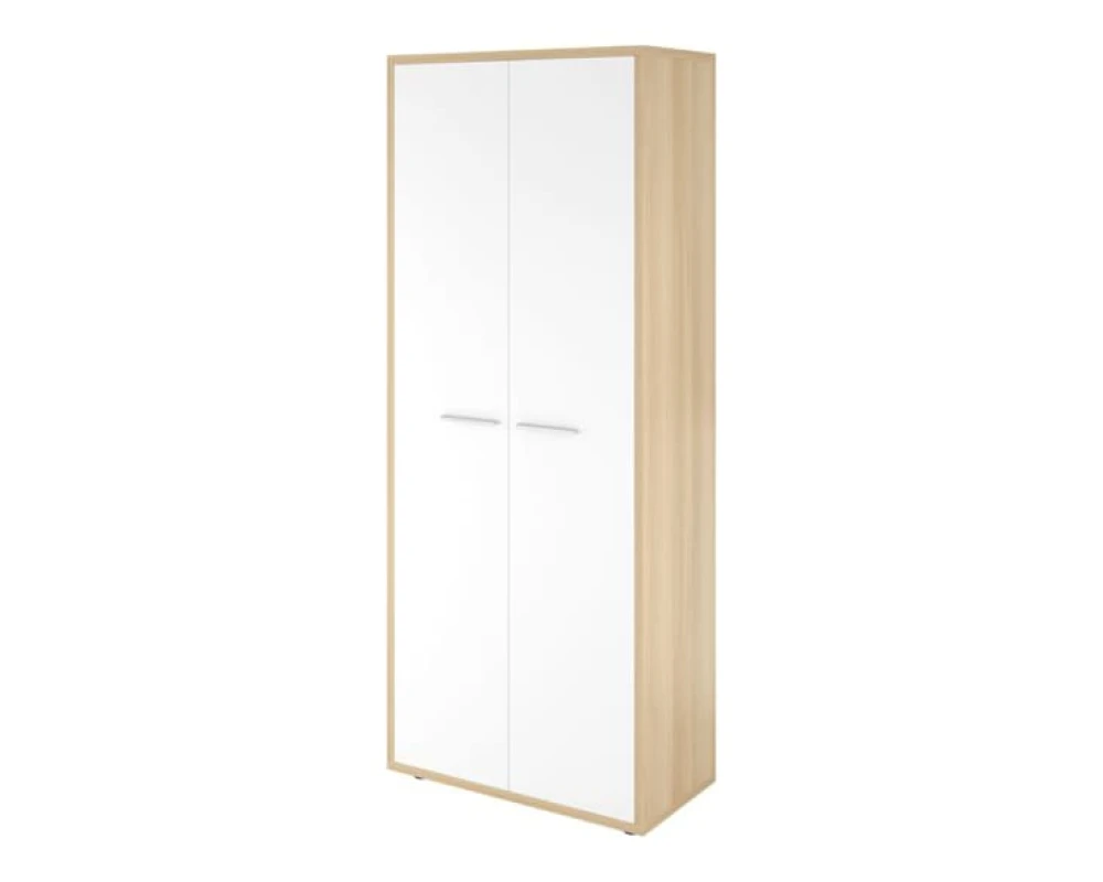 Шкаф высокий закрытый 2 двери 800х400х1980 Дублин