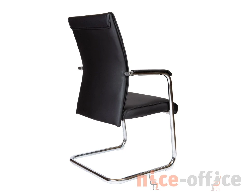 Кресло Norden Мира блэк CF / Myra CF black Экокожа, Черный
