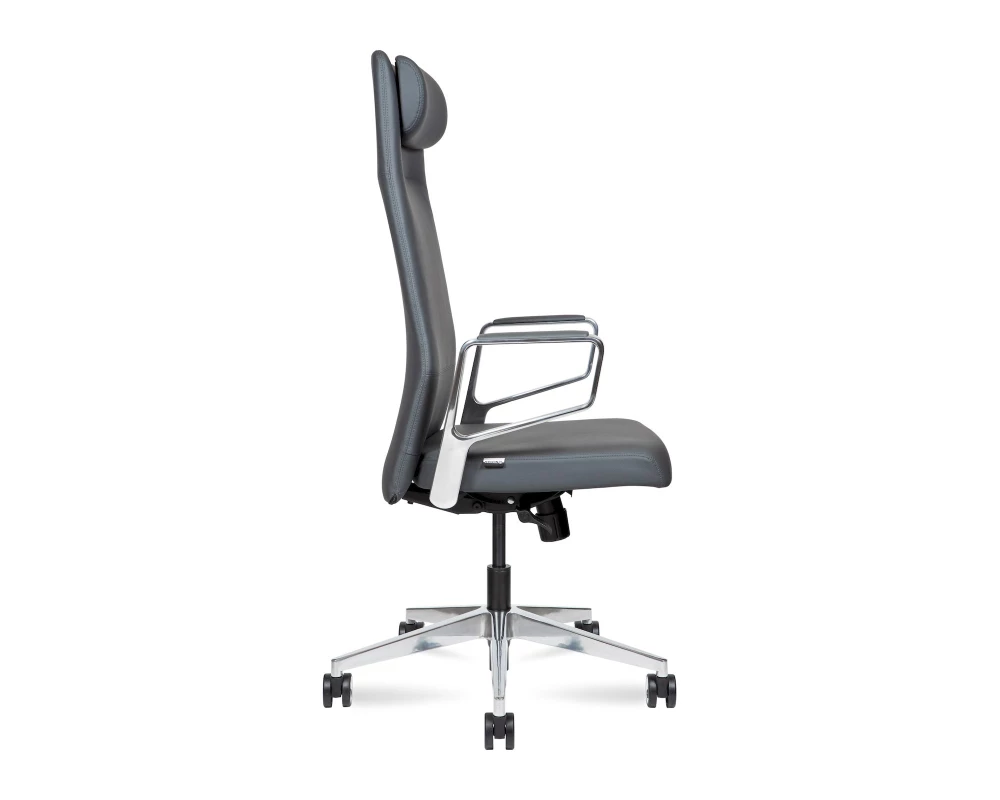 Кресло Norden West Натуральная кожа, Серый