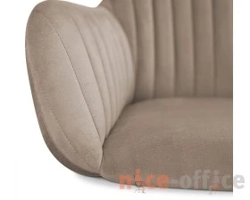 Стул SHT-ST38-1/S45-1 Велюр, Латте/Черный муар images