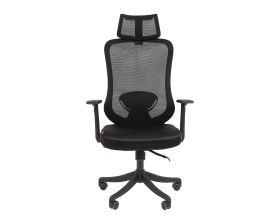 Кресло CHAIRMAN CH563 Сетка/Ткань, Черный images