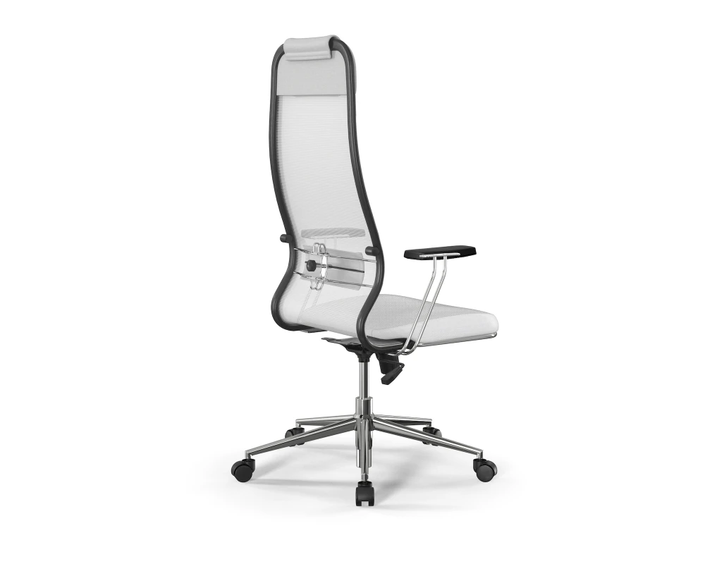 Кресло ErgoLife S 10 B1 M09.B23.G18.W01 (спинка и подл.3) Сетка/Экокожа, Белый
